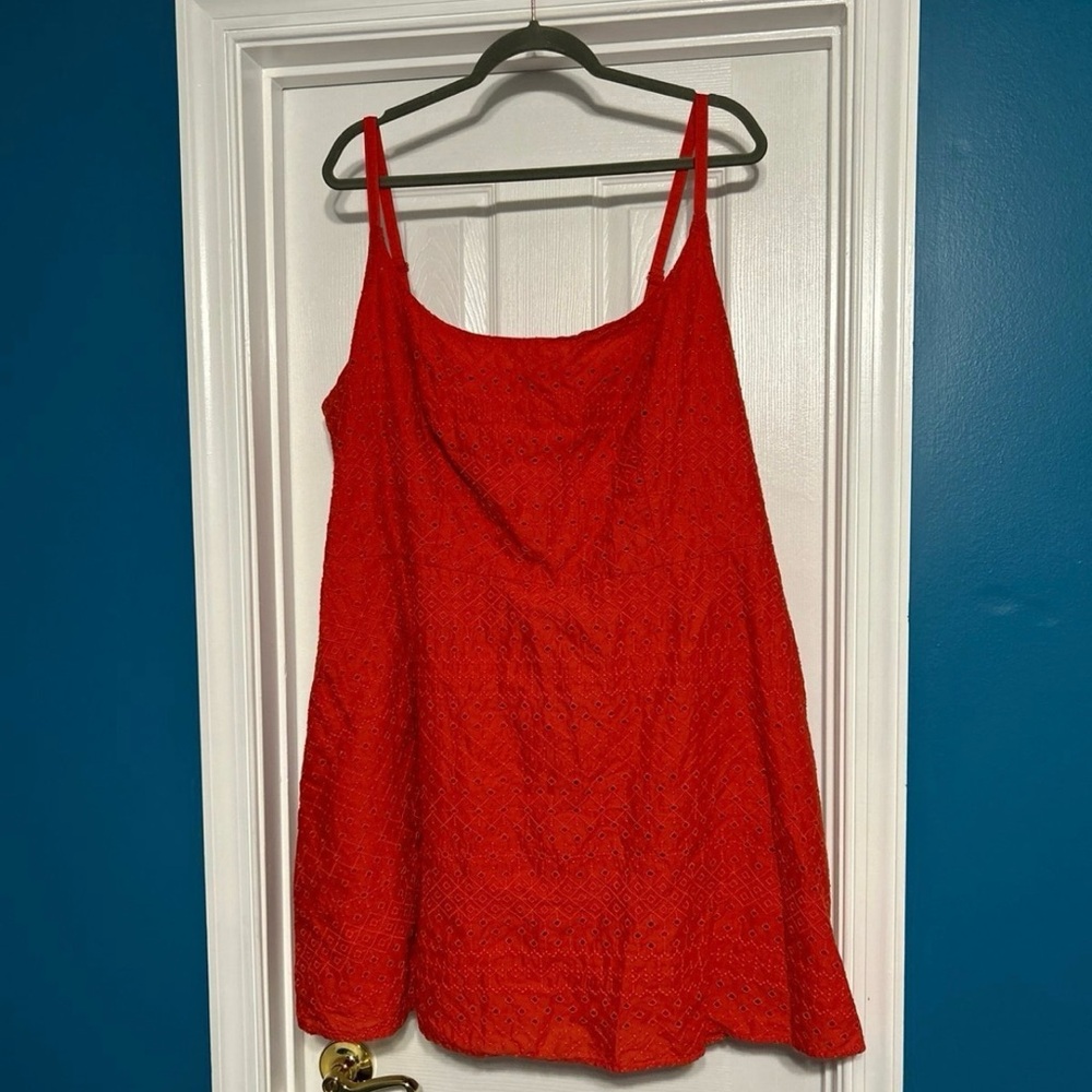 Fit & Flare Cami Mini Dress - Old Navy - 3XL - Red